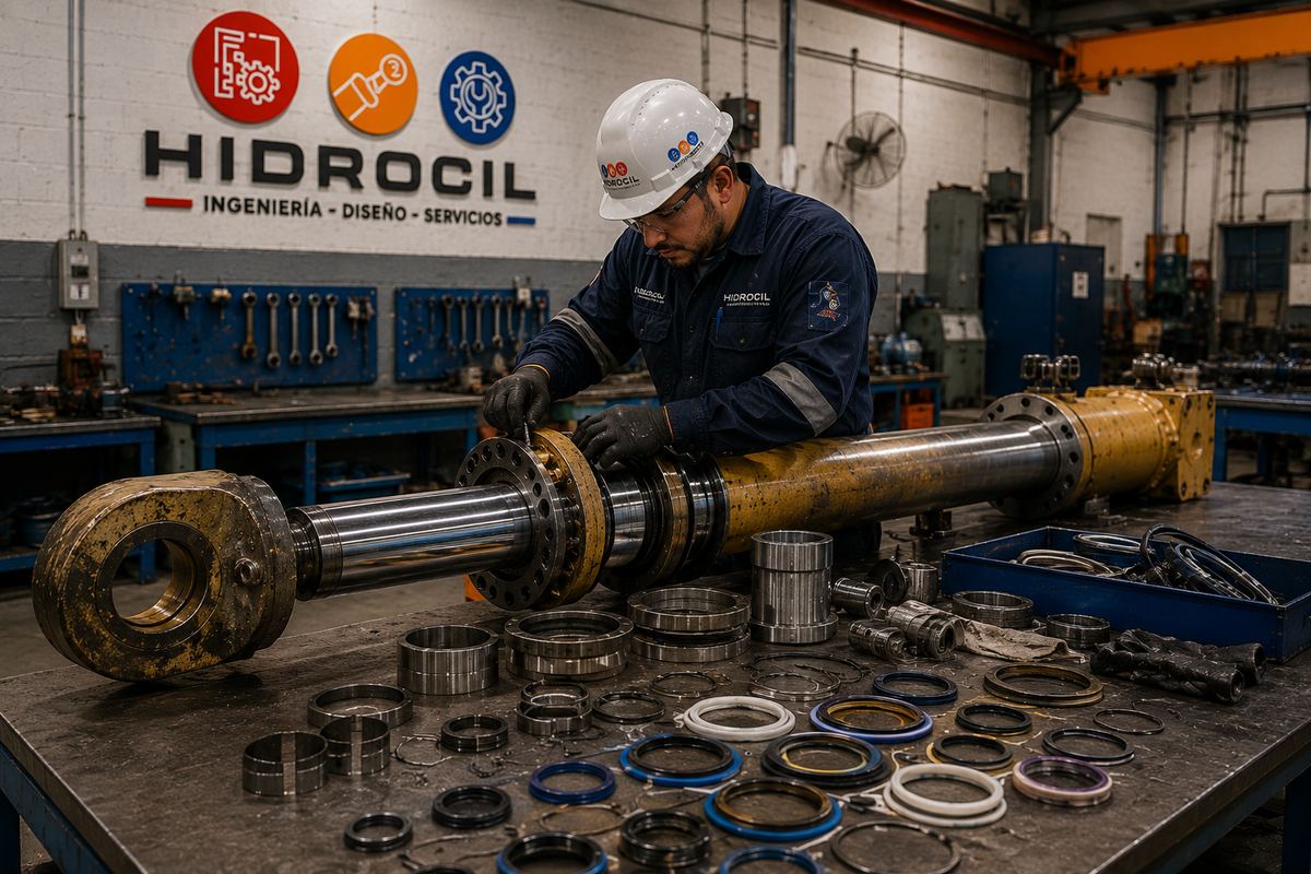 Reparación de cilindros hidráulicos